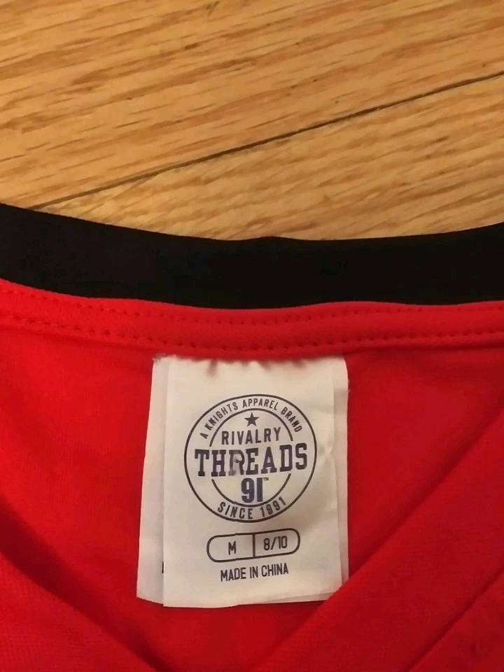 Louisiana Lafayette Ragin' Cajuns NCAA Rivalry Threads Youth Football Jersey - Image 3 of 4