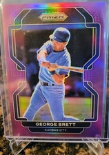2022 Panini Prizm Baseball George Brett Purple Prizm #221 Tier III - Royals SP
