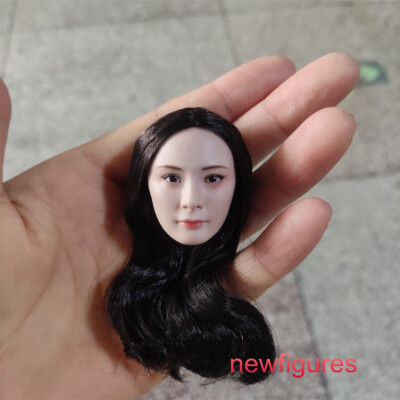 1:6 Mi Yang Beauty Girl Head Sculpt Carved For 12'' Female PH TBL Figure Body Toy