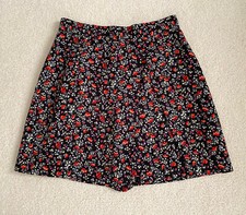 Jay Jacobs VTG 80  s 90  s High Waisted Floral Fairy Polyester Skort Skirt Size 5