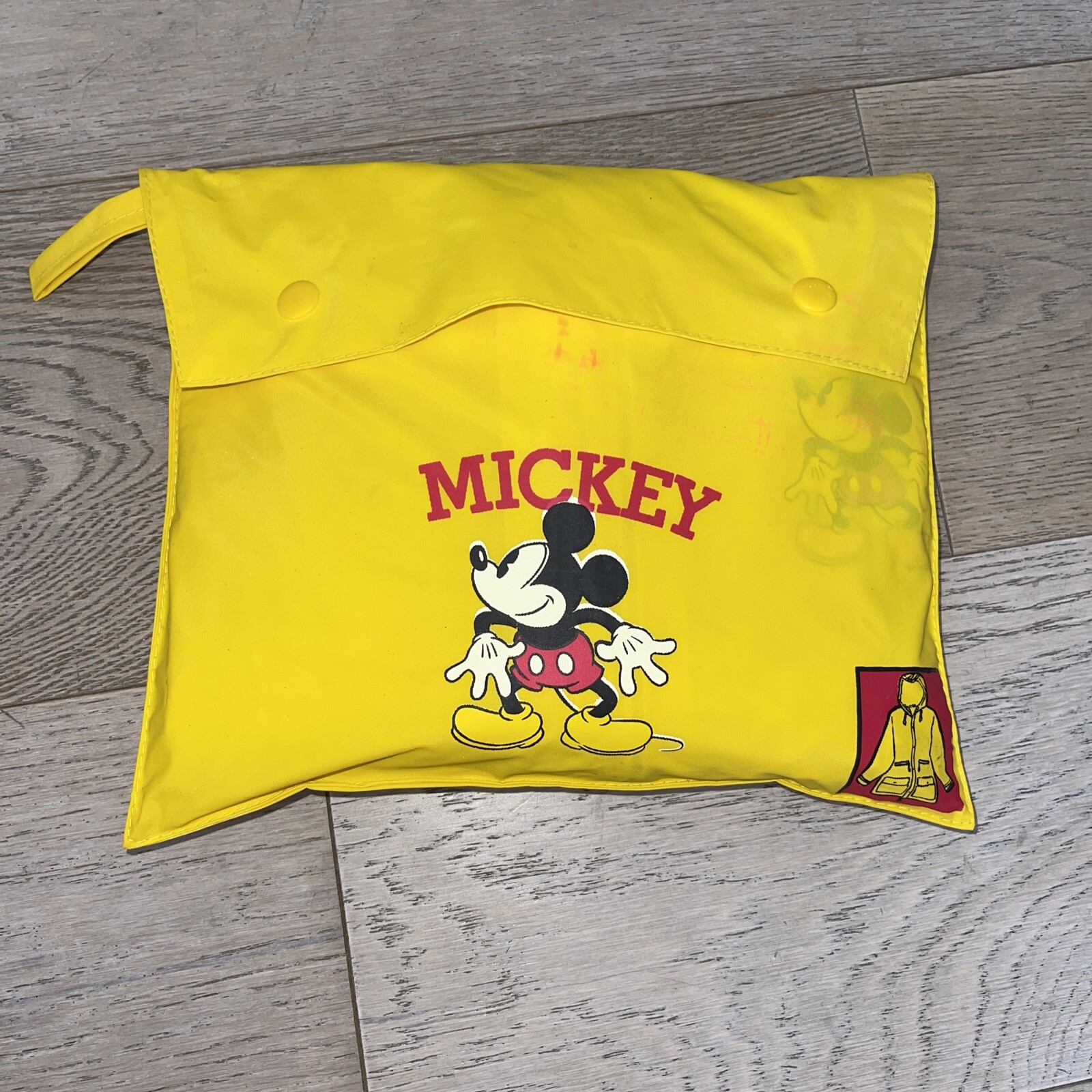 Rain Jacket Vintage Disney Mickey Mouse Rain Coat … Gem