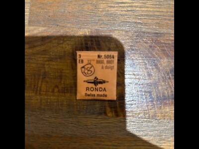 Axe De Balancier Pour Montre EB 12'' 8800 8801 à Doigt - Compatible Mouvement Ronda 5064 - Pièce Horlogerie Neuve