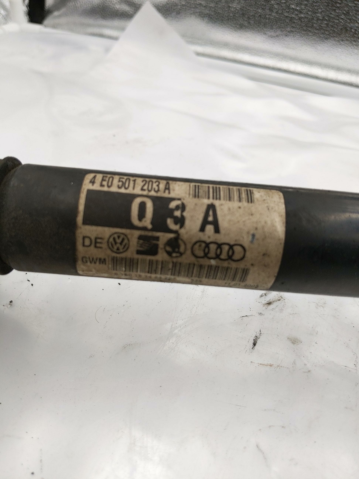 2005 BENTLEY CONTIENTAL GT DRIVER'S LEFT SIDE REAR AXLE SHAFT CV OEM 4E0501203A
