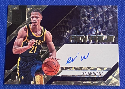 2023-2024  Panini Elite Rookie Pen Pals Autograph RC Isaiah Wong Pacers