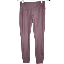 Athleta Women's Size Small Purple Mauve Leggings Crop To 7/8 Length
