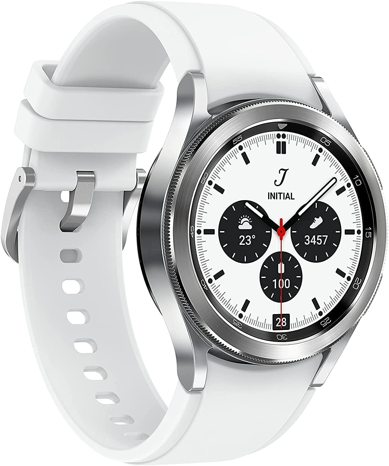 Samsung Galaxy Watch4 Classic 42mm GPS Only Silver Good Condition - WiFi Only