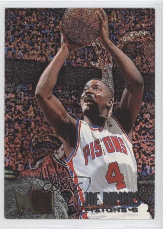 1995-96 Fleer Metal Joe Dumars #28 HOF