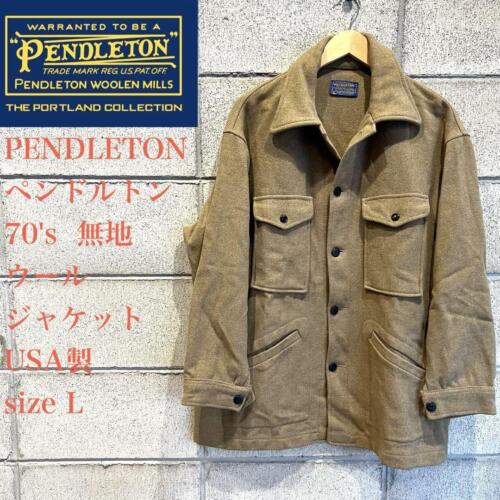 Pendleton #36 70'S Plain Jacket Made In Usa - 第 1/7 張圖片