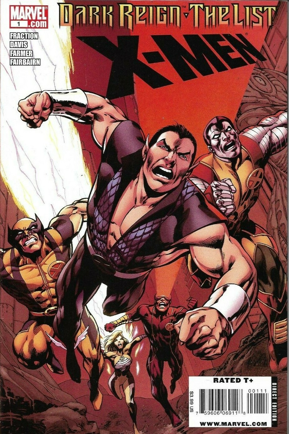 DARK REIGN - THE LIST - X-MEN #1 - Back Issue