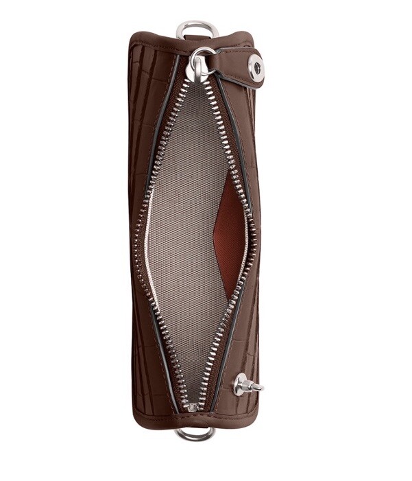 ❤️Coach Swinger 20 Embossed Croc LH/Maple Leather Shoulder Bag