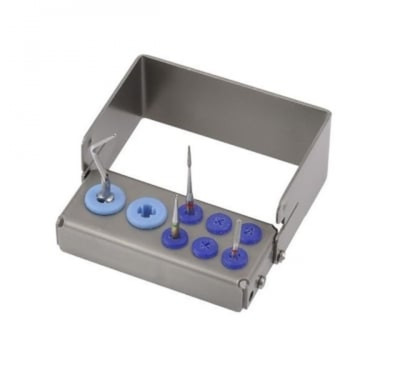 Accessories Nichrominox Multi Plug' in - 6 Burs + 2 Ultrasonic Tips by Endo-Tech