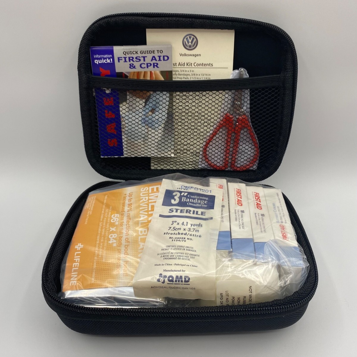 Genuine Volkswagen VW First Aid Safety Kit OEM 000093108B9B9 for