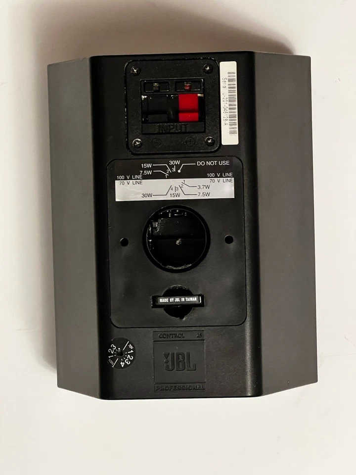 JBL управления 25T черный 2 пути вход/выход громкоговоритель 70/100 вольт/W шпильки шариковое крепление - Изображение 2 из 4