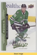 2018-19 MVP High Series Rookies Green Script Dillon Heatherington #222 READ 6wb