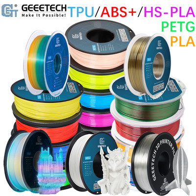 (BUY 6 GET 4 FREE,Add 10)Geeetech Filament 1,75mm 1KG PLA/ABS+/PETG/TPU/HS-PLA