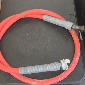 Red Hose Assembly w/ Metal End Fittings - Hose/Tubing w/ Fittings, 04 08 23A