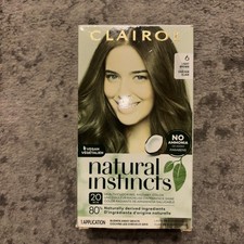Clairol Natural Instincts Hair Color, 6 Light Brown, All Natural 1 Pack
