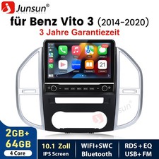 Für Mercedes Benz Vito W447 2014-24 Android 15 Autoradio GPS WiFi Carplay RDS BT