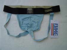 NEW MENS BIKE LIGHT BLUE WIDEBAND JOCKSTRAP SIZE SMALL