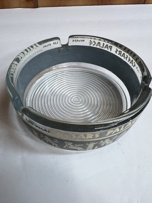 Vintage Collectable Glass Caesars Palace Ashtray Las Vegas Nevada Casinos/Cigs