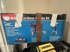 Makita 18V Cordless Brushless Combo Twin Kit with 2 x 5.0Ah Batteries & Charger