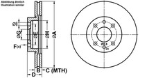 ATE BREMSSCHEIBEN Ø257MM + BREMSBELÄGE VORNE FÜR FIAT BARCHETTA BRAVA BRAVO I 