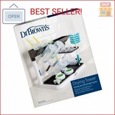 Dr. Brown's Baby Bottle Drying Tower, Stand-Up Countertop Drying Rack with Organ