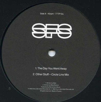 Soul Family Sensation - The Day You Went Away / Other Stuff (12'')