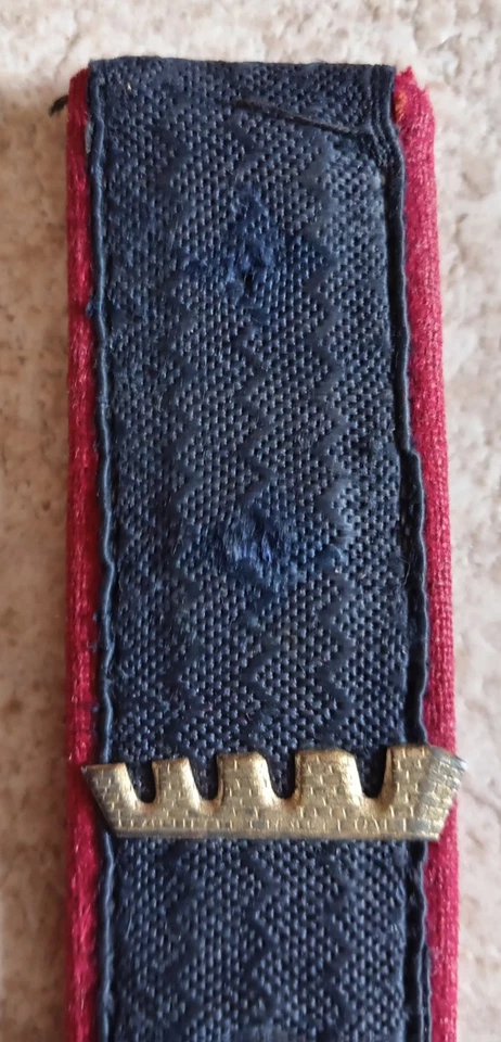 alte Uniform Deutsche Reichsbahn SBZ Schulterstück Bauwesen 51-57 Russenbretter - Bild 2 von 4