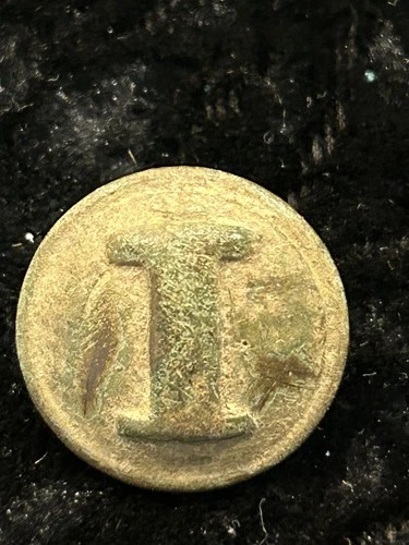 Original American Civil War Confederate Infantry Coat Button