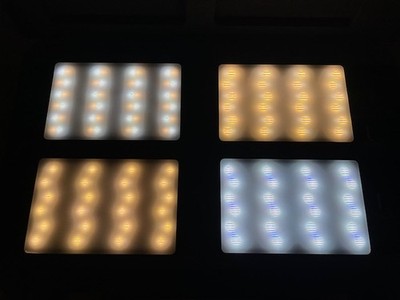 Aputure AL-MC 4-Light LED CCD 3200K bis 6500K tragbares Videolicht inkl. Zubehör