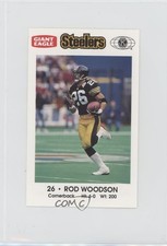 1993 Giant Eagle Pittsburgh Steelers Police Rod Woodson HOF 0l4h