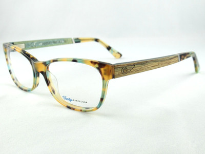 Woodys Barcelona Mod. Burano 02 Holz Brille Ausstellungsstück ohne Etui