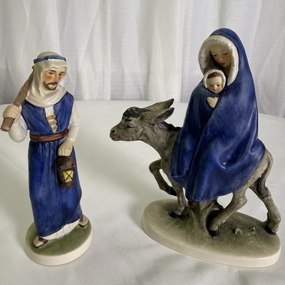 Vintage Goebel Hummel Flight Into Egypt Robson 405A/B Mary Donkey Baby Joseph