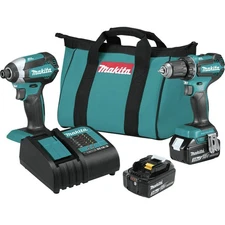Makita XT281S-R 18V LXT HammerDrill/ImpDriver Combo Kit Certified Refurbished