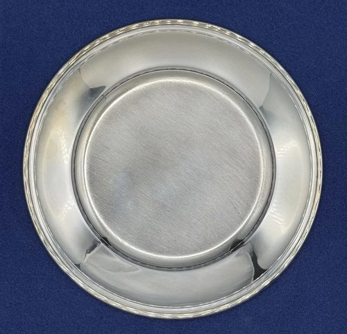 Set Of Two Gorham Sterling Silver Puritan Bread Plates