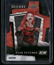 2022 Upper Deck Allure AEW #131 Abadon Orange Slice Die Cut (000058)