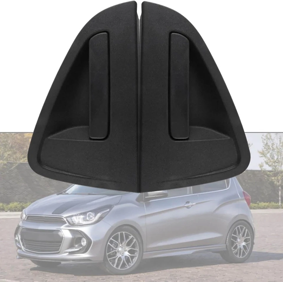 2x For Chevrolet Spark LS EV LT 2013-2016 Black Exterior Door Handles Rear Foto 3 de 4