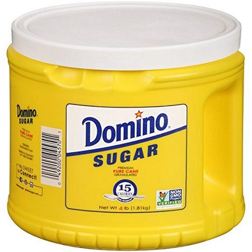 Domino Granulated Pure Cane Sugar 64 Ounces Extra Fine Quality Baking ...