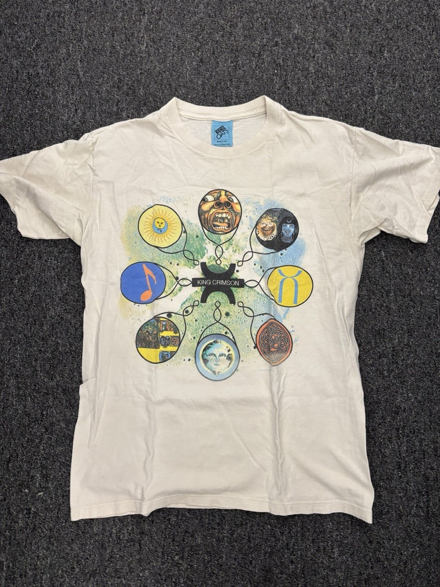 Vintage 1995 King Crimson Wild Oats Shirt Large Single Stitch Band