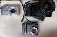 Camera Lot Kodak EasyShare Z1275, Finepix F650 Fujifilm Canon EOS Rebel X.