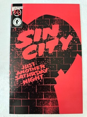 Wizard 1/2 Comics Sin City Shi The Darkness w/ COA NM Exclusives