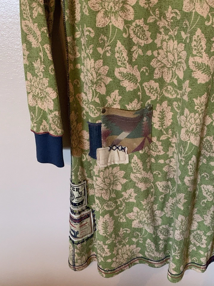 Double D Ranch Thermal Tapestry Patches Embroidered Dress Size M - Image 3 of 4