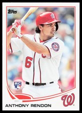 2013 Topps Update #US8 Anthony Rendon RC Rookie Card Washington Nationals. rookie card picture