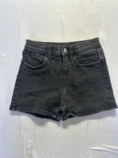 Old Navy Jean Skirt Black High Rise Built In Tough Size 10