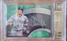 2017 Topps Five Star #SS-AJ Aaron Judge # 01/15 RC Beckett 9.5 Gem Mint Auto 10