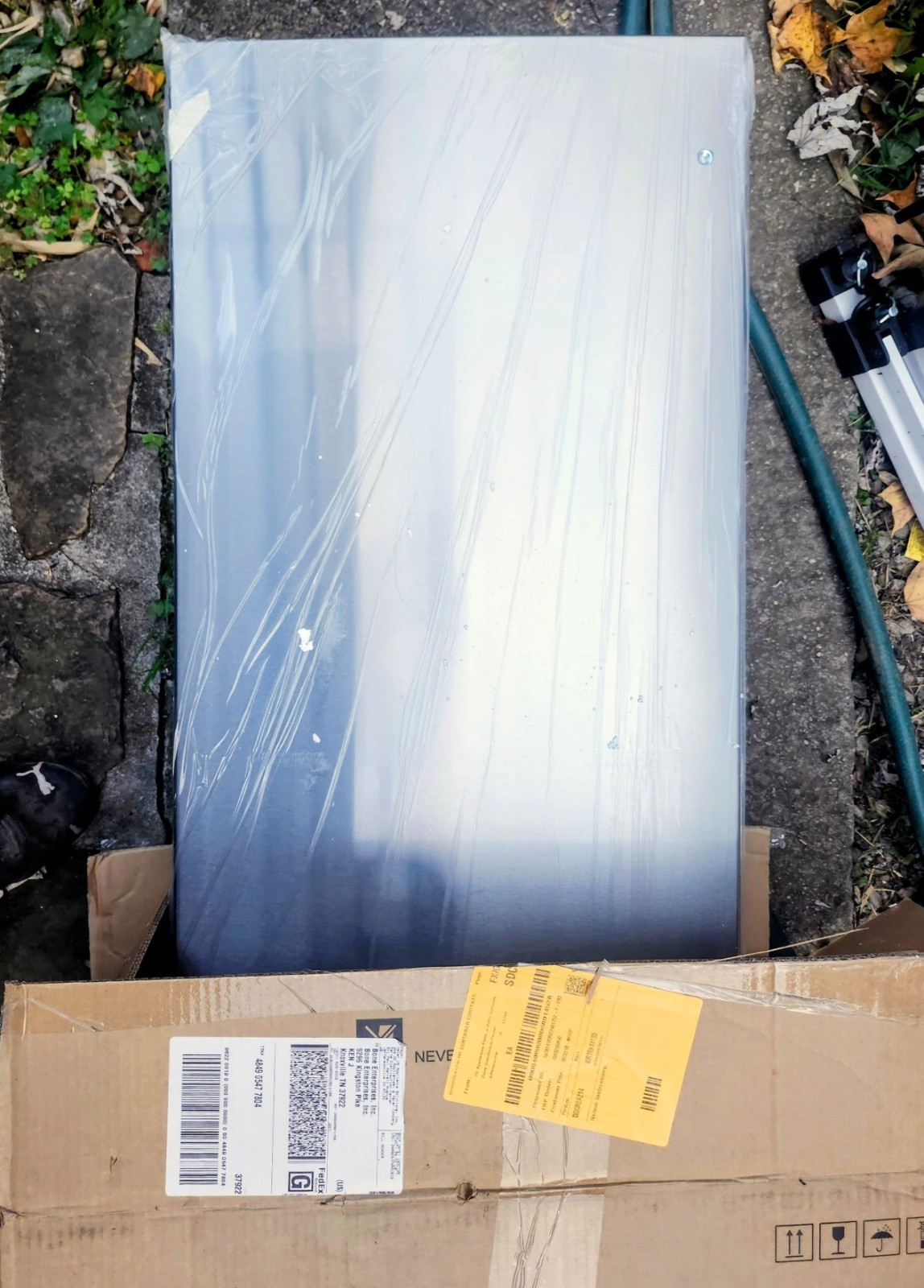 🍌BANANAS🍌GE/HAIER STAINLESS STEEL LEFT HANDED REFRIGERTOR DOOR.WR78X44185