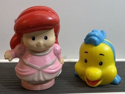 Fisher Price Little People Disney Ariel & Flounder (Little Mermaid) Figures