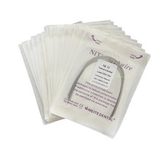 Dental Ortho Heat Thermal Activated Niti Rectangular Arch Wire Natural Form