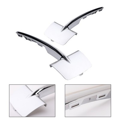 2X Front Bumpe Lower Grille Trim Molding For BMW F15 X5 2014-2018 51117325396
